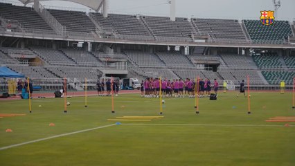 FC Barcelona full training session