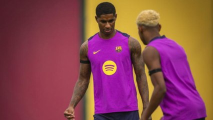 Lamine sorprende imitando a Rashford en plena celebración ⚽