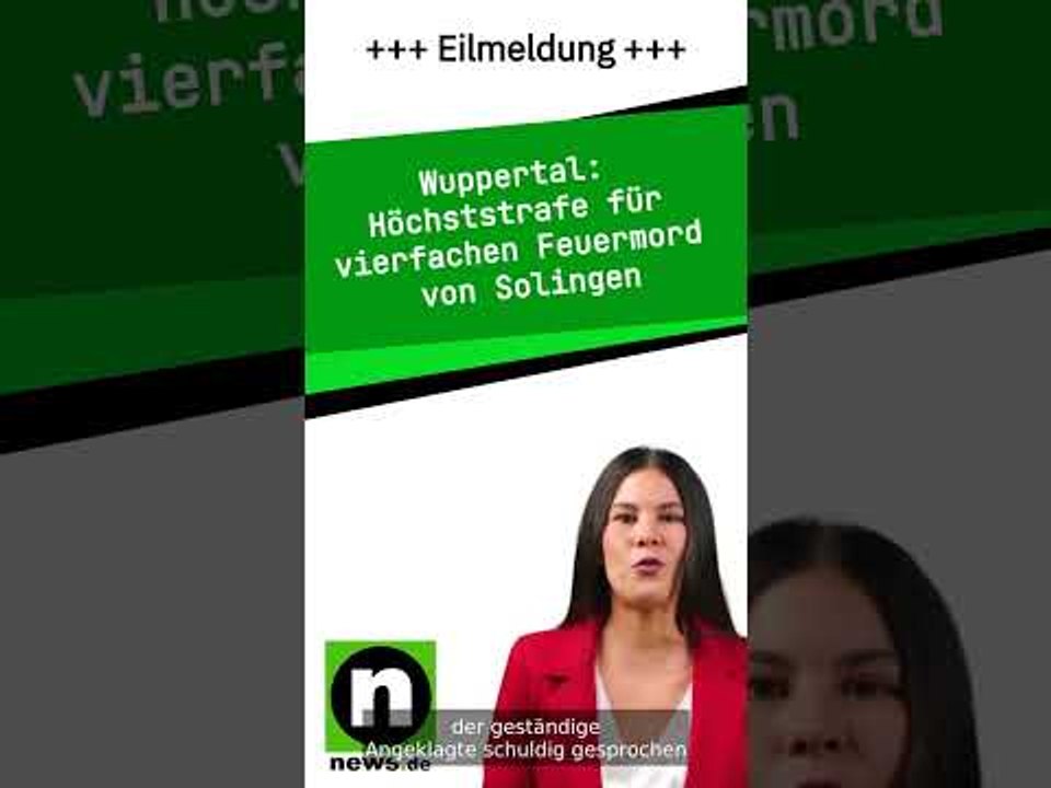 Höchststrafe für vierfachen Feuermord von Solingen