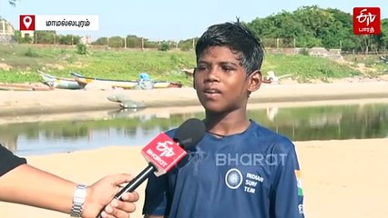 ஆசிய அலைச்சறுக்கு போட்டியில் அசத்துவார்களா தமிழக கடல் ராசாக்கள்? - மாமல்லபுரத்தில் களமிறங்கும் மண்ணின் மைந்தர்கள்!