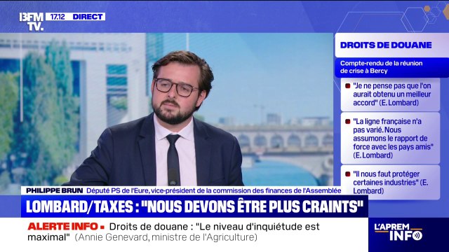 Droits de douane: Emmanuel Macron et le gouvernement ont fait le choix de se satisfaire de ce moindre mal , déplore Philippe Brun (Socialistes et apparentés)