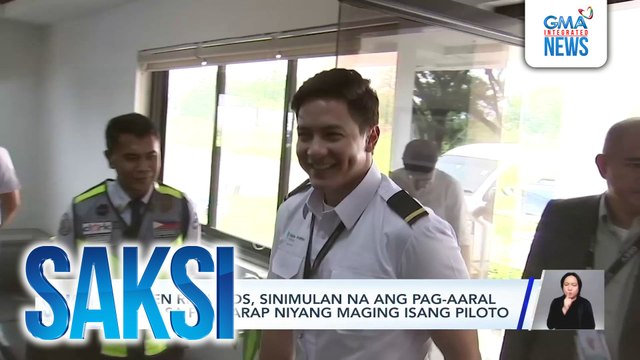 Alden Richards, sinimulan na ang pag-aaral para sa pangarap niyang maging isang piloto | Saksi