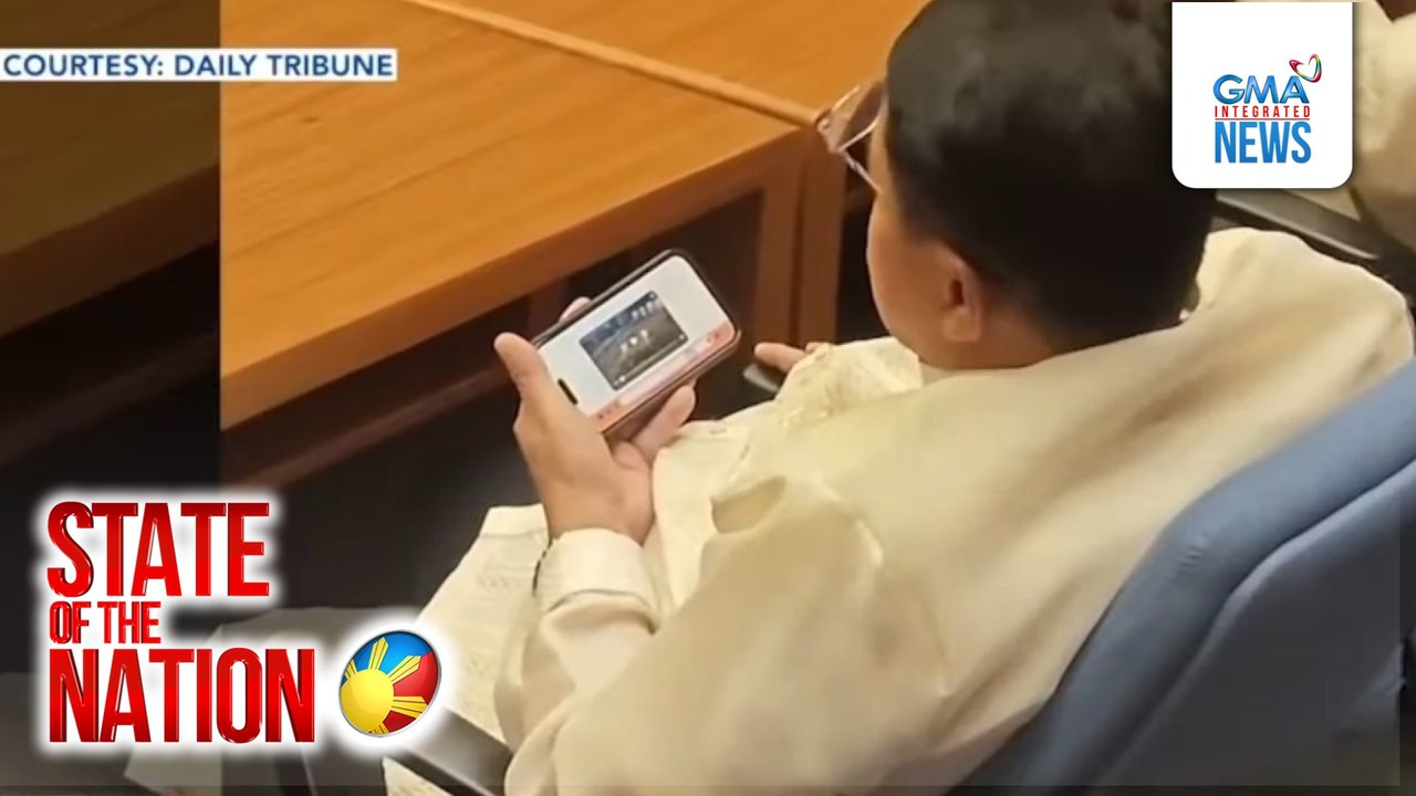 Rep. Nicanor Briones, itinangging nanonood ng sabong sa viral video; pinanood lang daw ang video clip na sinend sa kanya | SONA