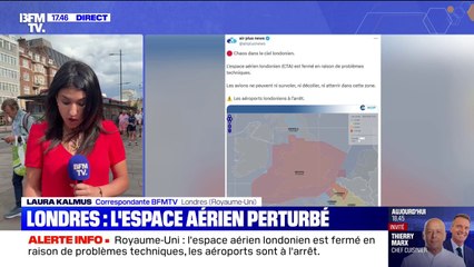 Londres: l'espace aérien perturbé tout l'après-midi à cause d'une panne technique, maintenant résolue