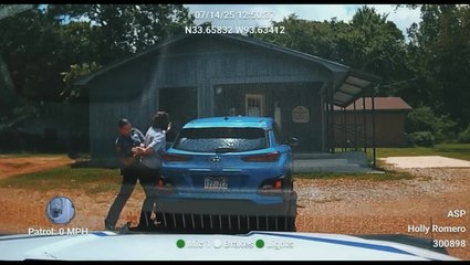 Watch: State trooper arrests speeding woman rushing her dying dog to the vet