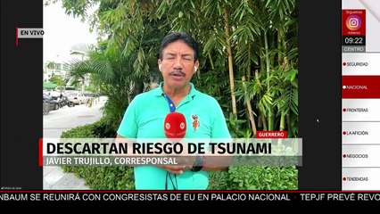 Guerrero emite comunicado descartando riesgo de tsunami tras sismo en Rusia