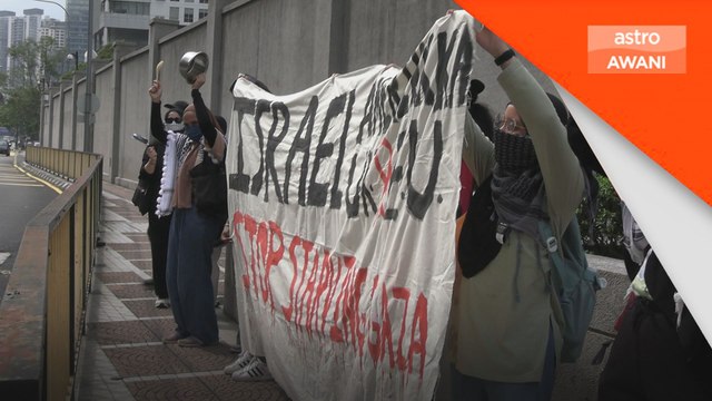 Aktivis adakan perhimpunan aman solidariti sokong Palestin