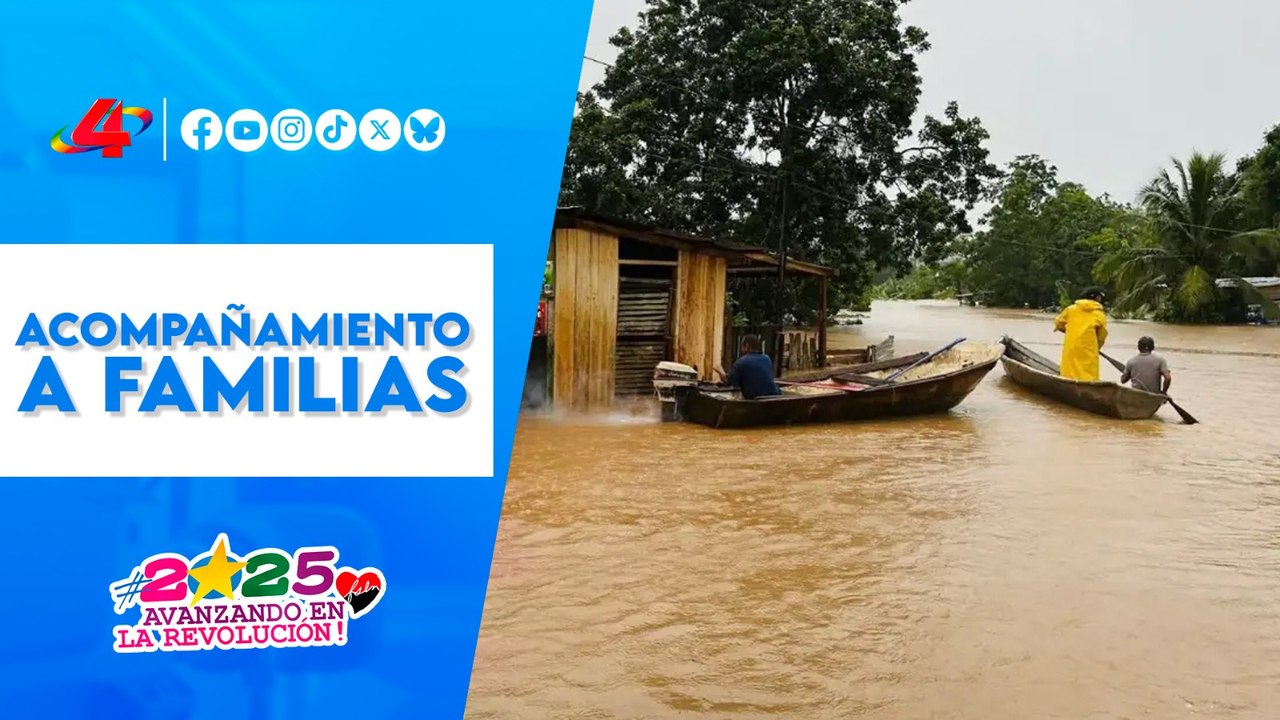 🌧️🇳🇮 Gobierno Sandinista acompaña a familias afectadas por lluvias en El Rama