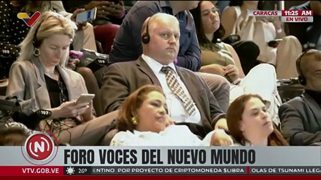 Inicia el Foro Voces del Nuevo Mundo desde el Teatro Teresa Carreño en Caracas