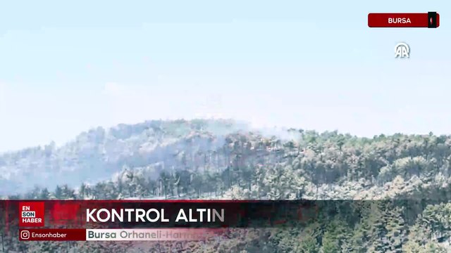 Bursa Orhaneli-Harmancık yangını kontrol altına alındı