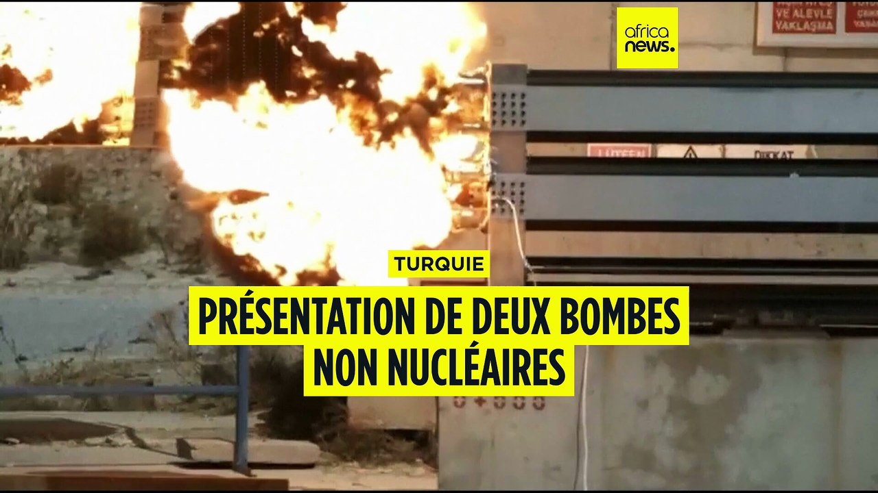 La Turquie dévoile deux puissantes bombes non nucléaires