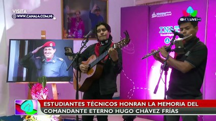 👨‍🏫📚 Estudiantes técnicos rinden homenaje al Comandante eterno Hugo Chávez Frías