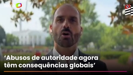 Eduardo Bolsonaro celebra punição de Trump a Moraes com Lei Magnitsky: ‘Sensação de missão cumprida’