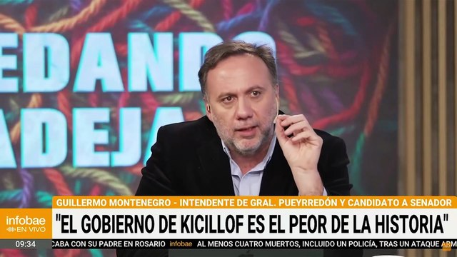 Guillermo Montenegro lanzó duras críticas contra la vicepresidenta Victoria Villarruel