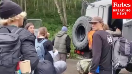 Residents Evacuate From Severo-Kurilsk, Russia, Following Tsunami Floods