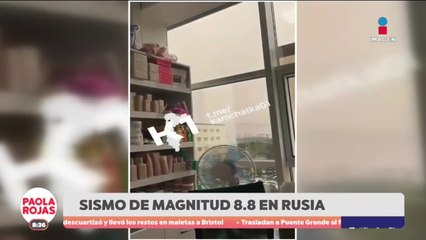 Un sismo de magnitud 8.8 se registró en Rusia