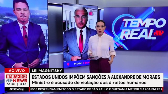 Eduardo Bolsonaro pode ter recebido informações sobre sanções dos EUA a Moraes? | TEMPO REAL