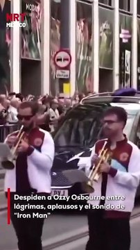 El ataúd de Ozzy Osbourne fue despedido entre lágrimas, aplausos y una trompeta que interpretó su icónico “Iron Man”. Una despedida que quedará en la memoria del rock.