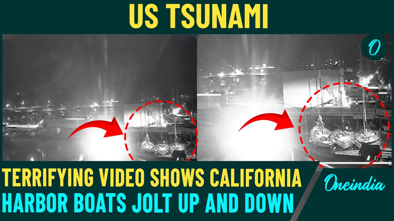TSUNAMI STRIKES CALIFORNIA HARBOR: Dramatic Footage Captures Boats Heaving on Sudden Surges| US