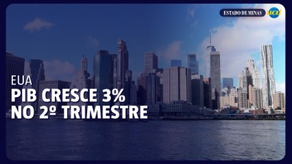 PIB dos EUA cresce 3% no 2º trimestre