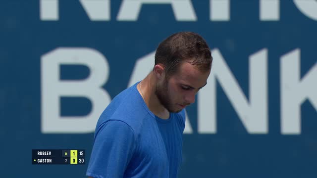 Toronto - Rublev assomme Gaston