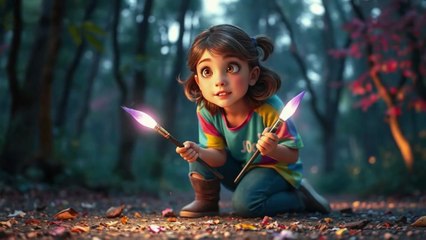 The Magic Paintbrush_ A Girl's Journey to a Hidden Kingdom _ Enchanting Kids' Storytime