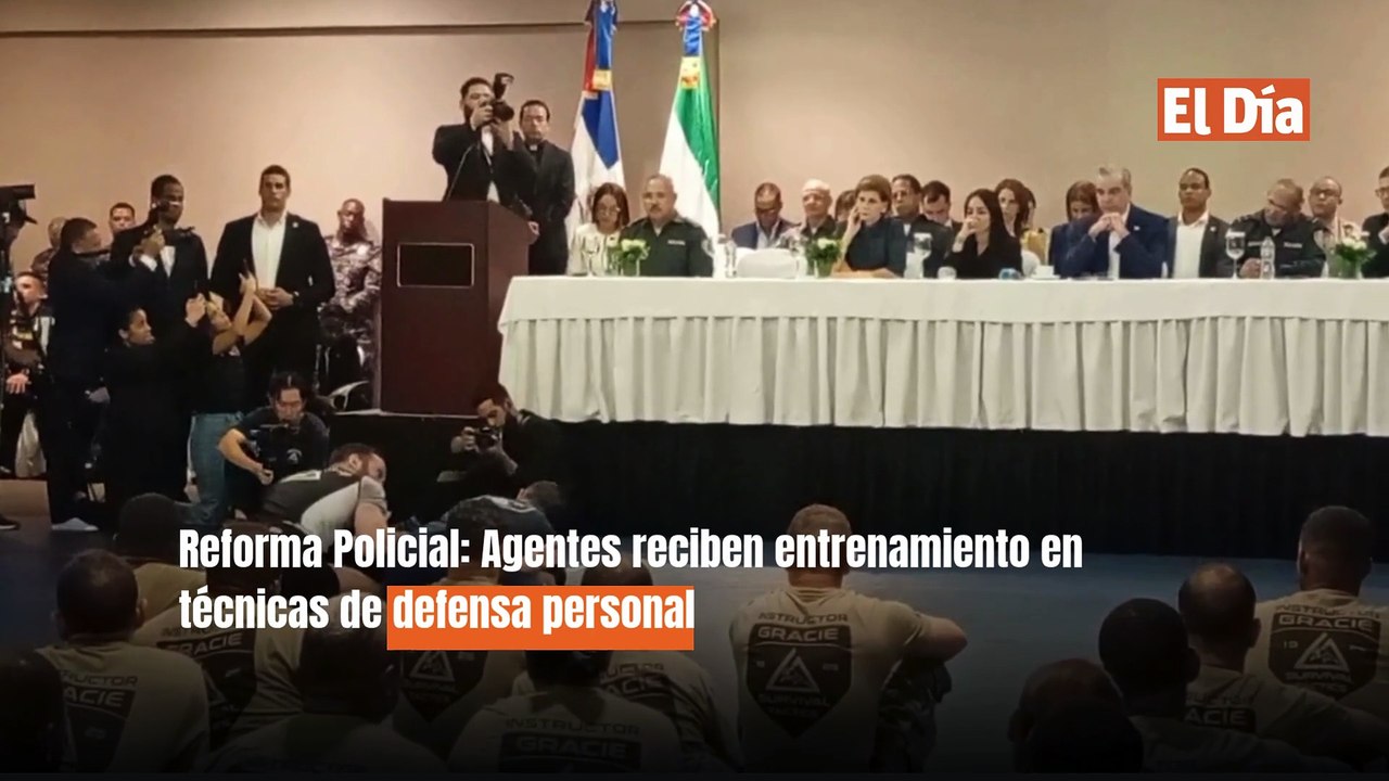 Reforma Policial: Agentes reciben entrenamiento en técnicas de defensa personal