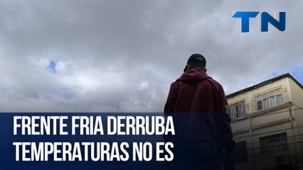 Frente fria derruba temperaturas no ES