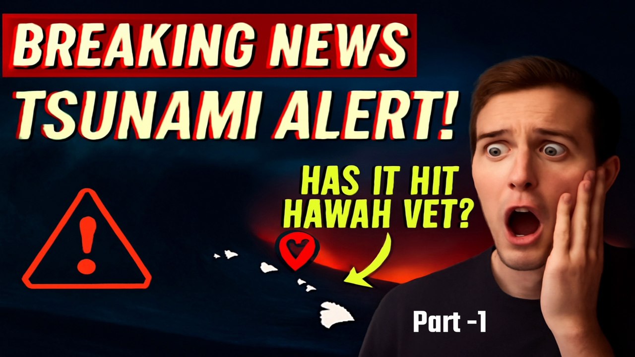 8.7 Earthquake Sparks Tsunami Advisory in Hawaii | Urgent Tsunami Update 2025 🌊