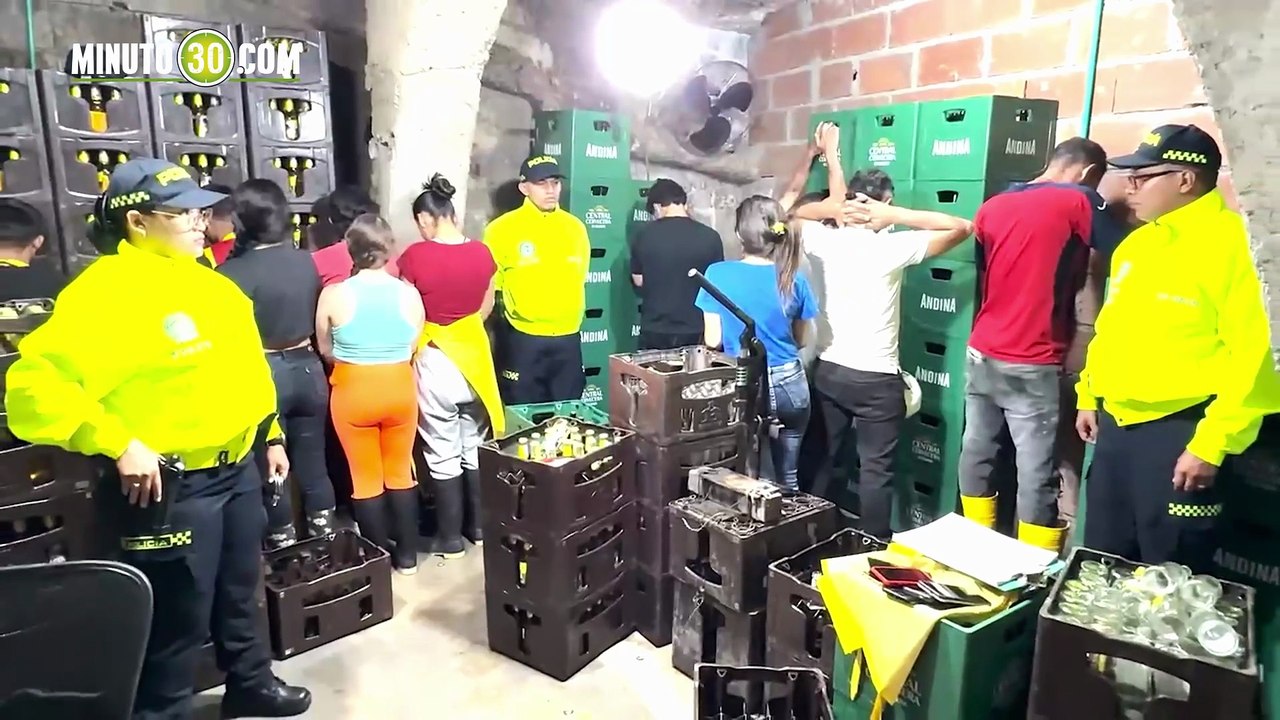 Cerveza adulterada pa' la Feria de Flores: pillaron dos fábricas ilegales en San Cristóbal y el Doce de Octubre