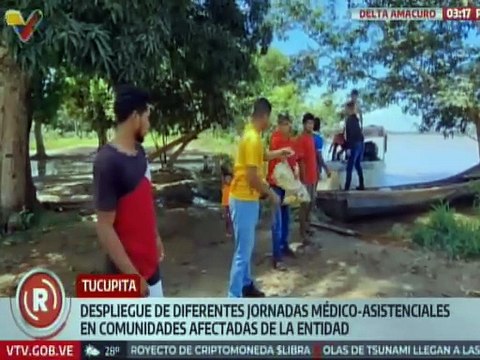 Gobierno Bolivariano continúa brindando atención integral a familias afectadas por la crecida del Río Orinoco