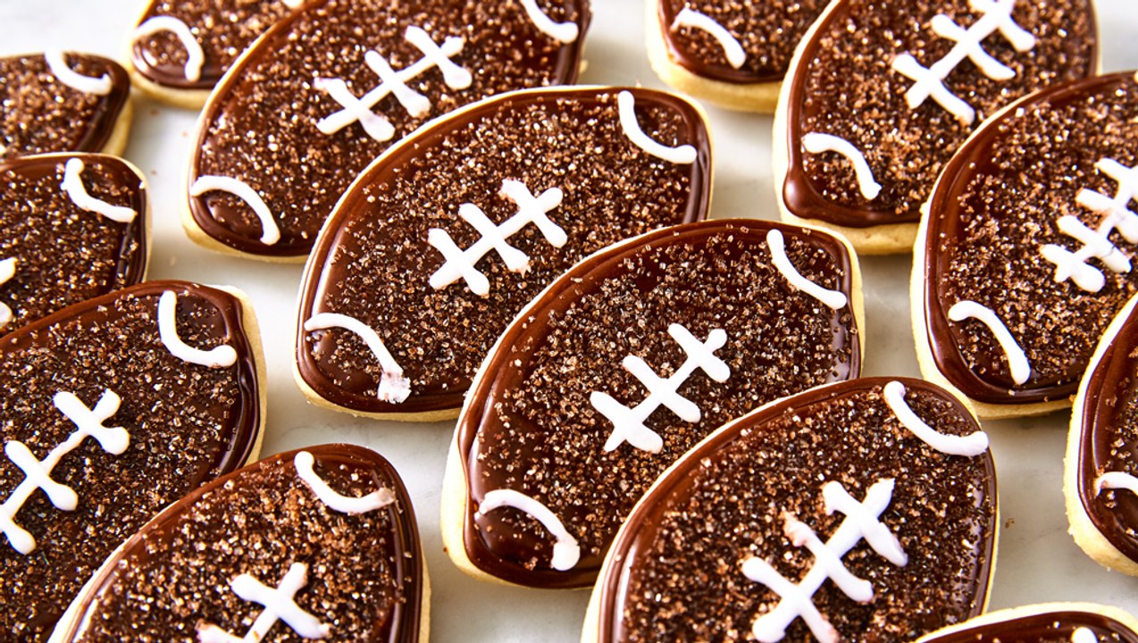 Football Cookies Win Every Super Bowl Party