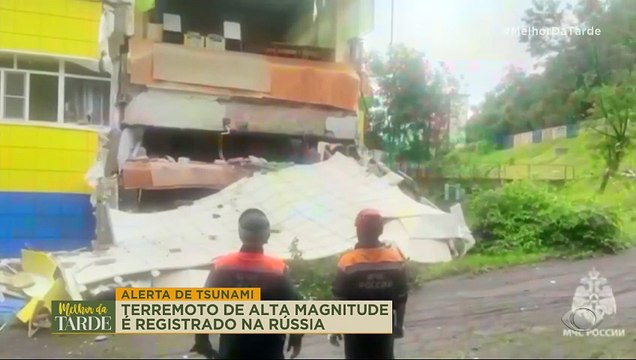 Terremoto atinge costa da Rússia e assusta moradores | Melhor da Tarde