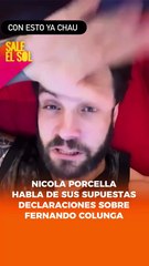 Nicolar Porcella aclara polémica con Fernando Colunga