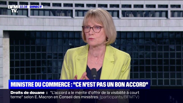 Droits de douane de 15% pour l'UE: On veut protéger nos entreprises et nos emplois , explique Véronique Louwagie, ministre du Commerce