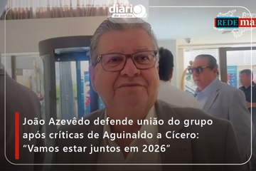 João Azevêdo defende união do grupo após críticas de Aguinaldo a Cícero: “Vamos estar juntos em 2026”