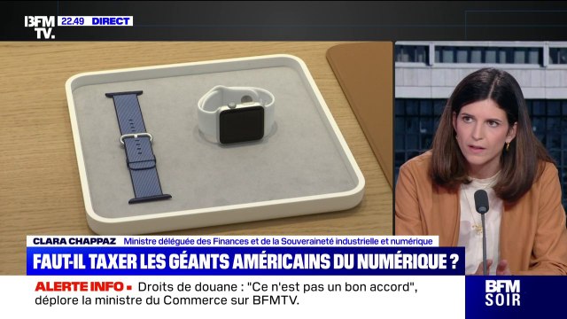 Droits de douane: pour Clara Chappaz, ministre déléguée du numérique, la taxe de 15% pour l'UE, ce n'est pas la fin du match