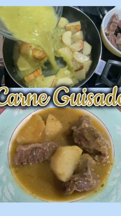 Carne de res con papas, EL sabor de MEXICO que te ENCANTARA.