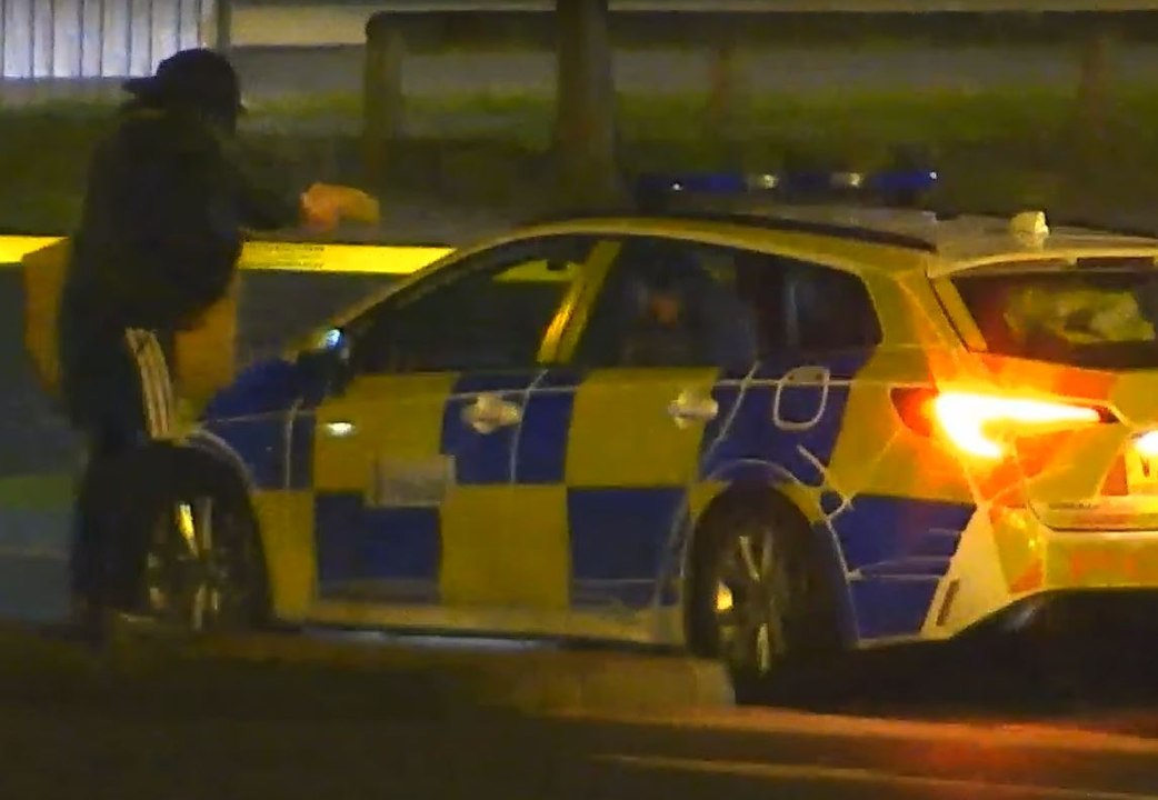 'I might not be going home tonight': Police share footage after officers threatened with 'firearm' in Telford