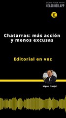 Editorial | Chatarras: más acción  y menos excusas