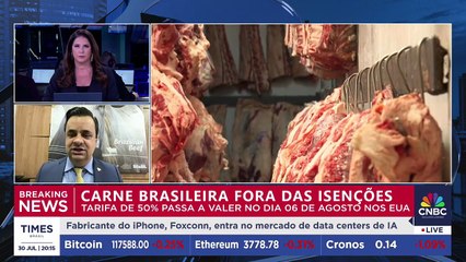 Tarifaço de Trump pode tirar US$ 1 bilhão da carne brasileira? Presidente da ABIEC detalha impactos