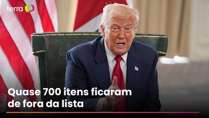 Veja quais produtos brasileiros ficaram de fora do tarifaço de 50% de Trump