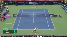 Swiatek dominant in Montreal, but no double bagel