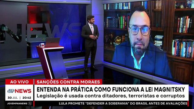 TRUMP CONFIRMA TARIFAS DE 50% E MEDIDAS CONTRA MORAES | JORNAL JOVEM PAN - 30/07/2025