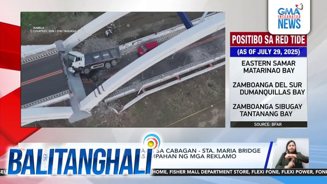Truck driver na dumaan sa Cabagan, Sta. Maria Bridge nang bumigay ito, sasampahan ng mga reklamo ngayong Linggo | Balitanghali