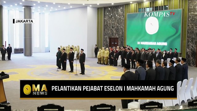 Pelantikan 3 Pejabat Eselon I, Ini Pesan Ketua Mahkamah Agung Sunarto | MA NEWS