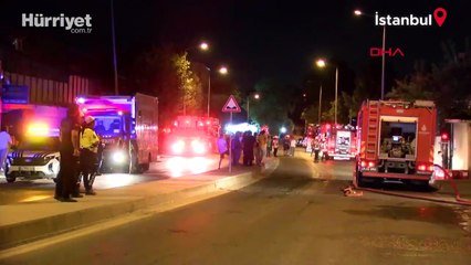 Arnavutköy'de plastik fabrikasında yangın