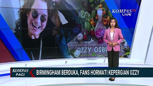 Potret Ribuan Fans Black Sabbath Hormati Kepergian Legenda Rock Ozzy Osbourne di Birmingham