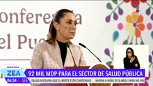 Claudia Sheinbaum anuncia inversión de más de 92 mil mdp para el sector salud
