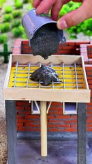 Building a Mini LUXURY House with a Garage